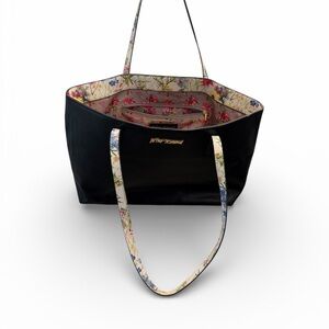 Betsy Johnson XOZARIA Tote Bag, 17 1/2 W, 
10 1/2 L, 5 1/2 width. Full back slot